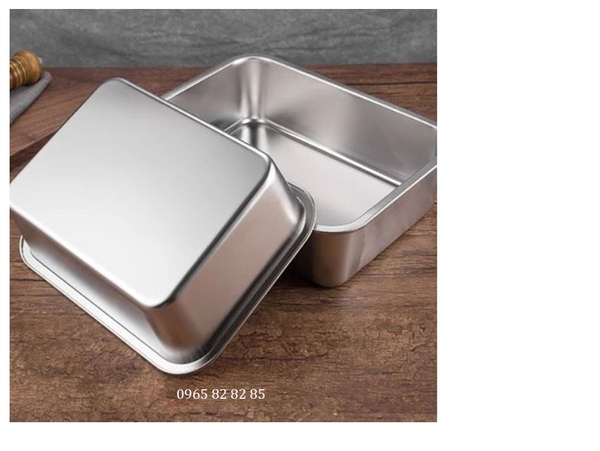KHAY INOX KT 36X27X15CM