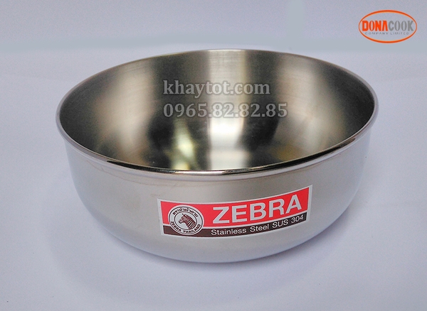 TÔ CANH INOX ZEBRA THÁI LAN-18CM(SUS304)