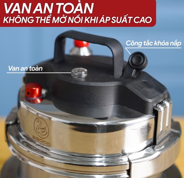 2Good Mini Pressure Cooker Nồi áp suất 2L