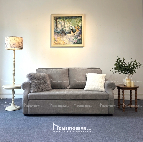 Sofa bed Vintage tay cuộn 1m8 - SF26