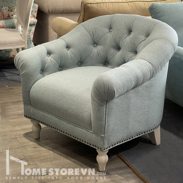 Sofa đơn lưng lượn có nút SFD23