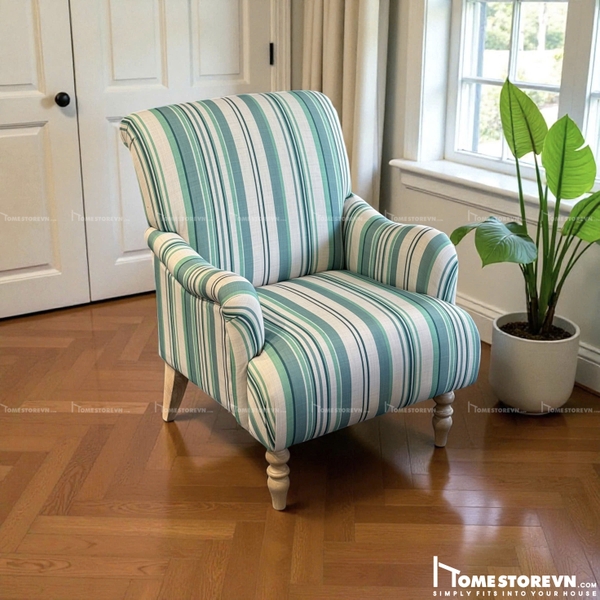 Sofa đơn tay lượn lưng đơn liền - SFD7