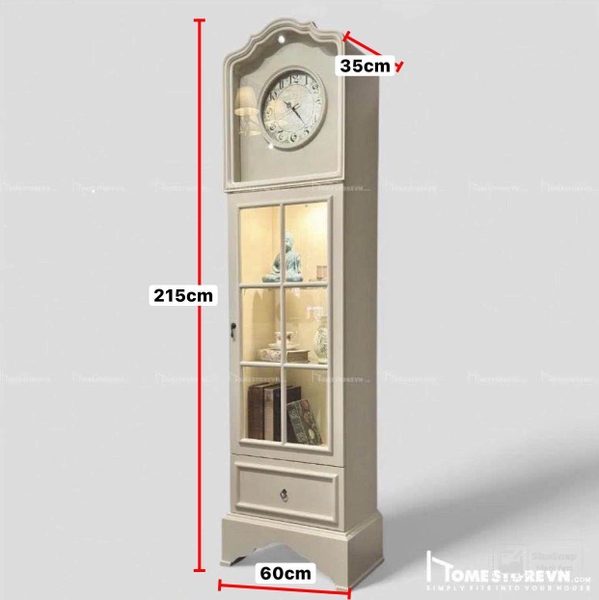Tủ đồng hồ Vintage - TTR4