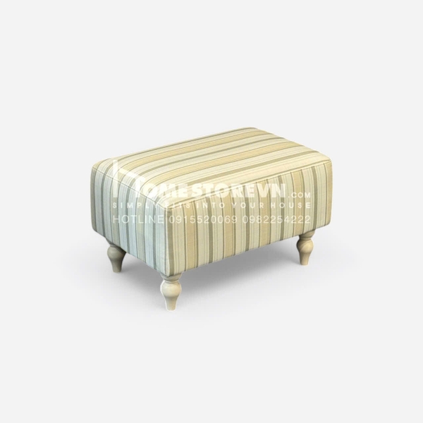 Đôn chữ nhật đệm liền dài 70cm - DN3