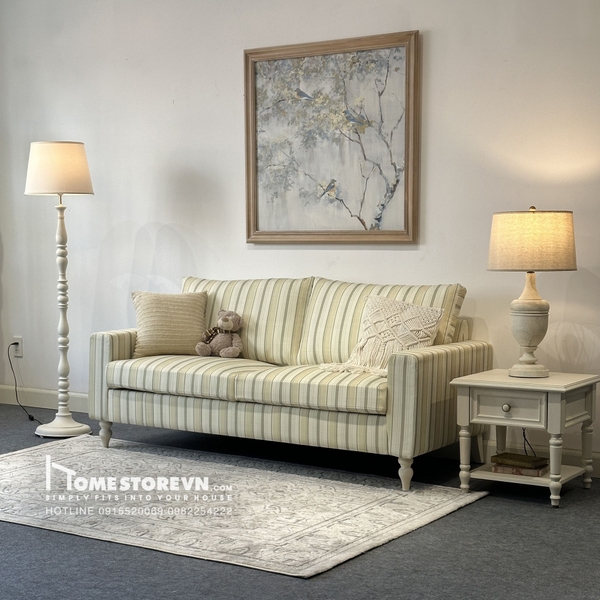 Sofa tay thẳng thấp tựa lưng rời dài 1m8 - SF23