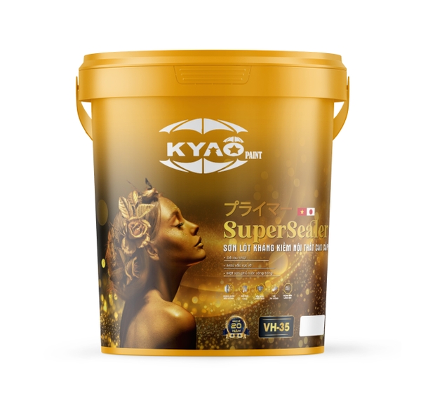 SƠN LÓT KHÁNG  KIỀM NỘI THẤT CAO CẤP THÂN THIỆN MÔI TRƯỜNG BẢO VỆ 15 NĂM VH35 - 18L