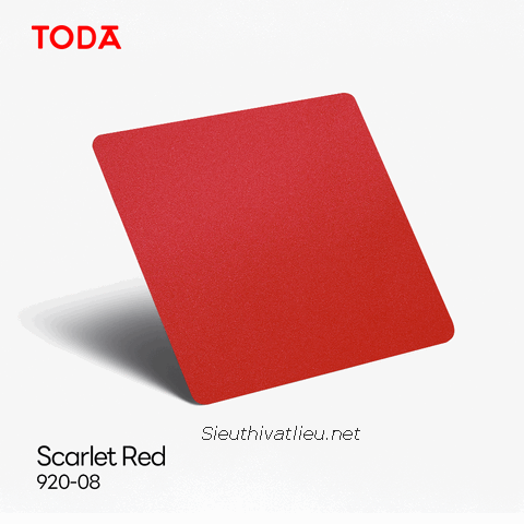 Film nội thất Toda 920-08 màu đỏ nhám