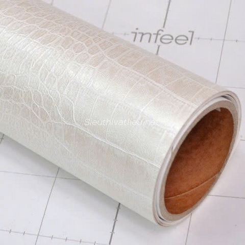 Film nội thất Infeel LT671 vân da cá sấu màu kem