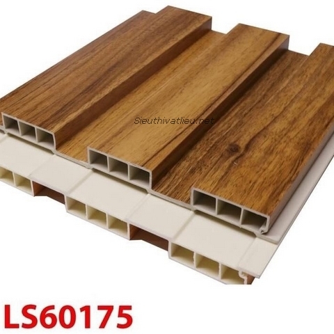 Lam nhựa 3 sóng NTA 60175 vân gỗ màu nâu