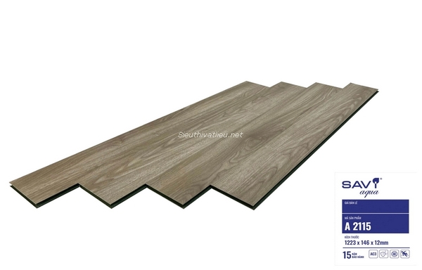 Sàn gỗ Savi 12mm cốt xanh A2115