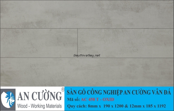 Sàn gỗ laminate An Cường vân đá AC-458-T