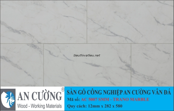 Sàn gỗ laminate An Cường vân đá AC-5007-SMM