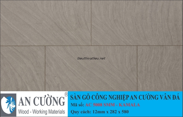 Sàn gỗ laminate An Cường vân đá AC-5008-SMM