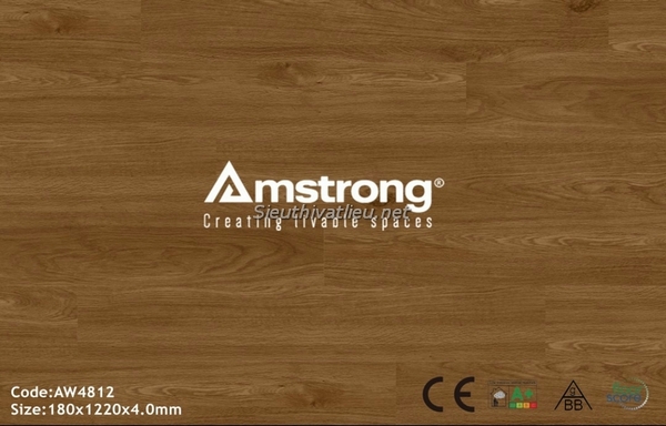 Sàn nhựa hèm khóa Amstrong AW4812