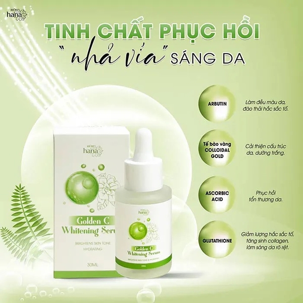 Serum dưỡng trắng da Riori GOLDEN C WHITENING SERUM