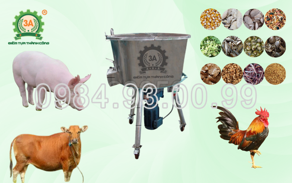 Hướng dẫn phối trộn thức ăn cho từng loại vật nuôi