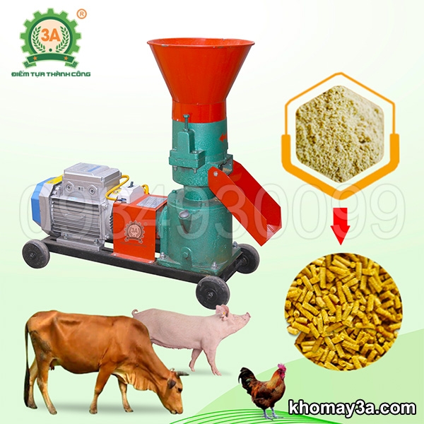Máy ép cám viên cho heo 3A3,5kw: Giải pháp thức ăn cho heo hiệu quả