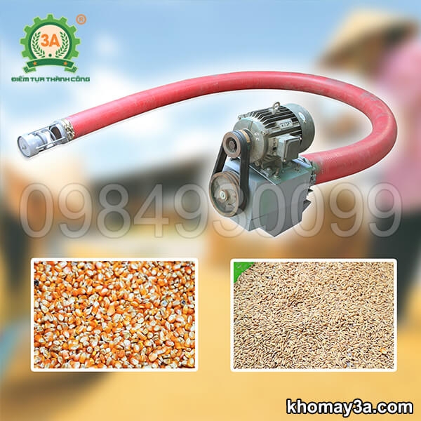 Máy hút nông sản – thu gom nhanh cả ngô, lúa, đậu tại kho