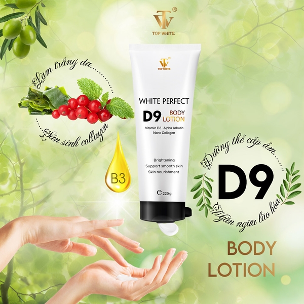 Kem dưỡng trắng da toàn thân White Perfect Body D9