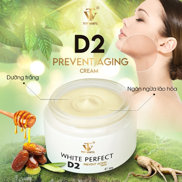 White Perfect D2 Kem dưỡng trắng da ban đêm