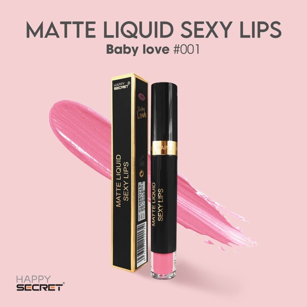 Son lì không trôi Matte Liquid Sexy Lips Baby Love 001