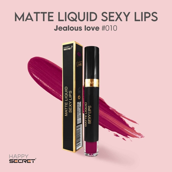 Son lì không trôi Matte Liquid Sexy Lips Jealous Love 010