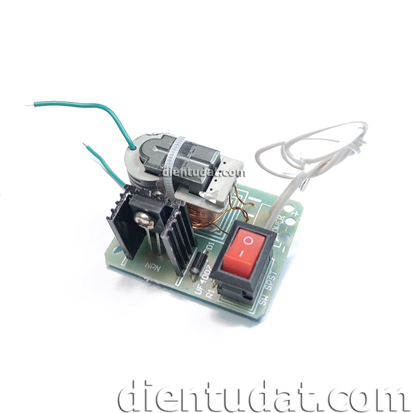 KIT DIY Bộ Cuộn Dây Đánh Lửa 15KV - Điện Đầu Vào 3.7V~4.2V