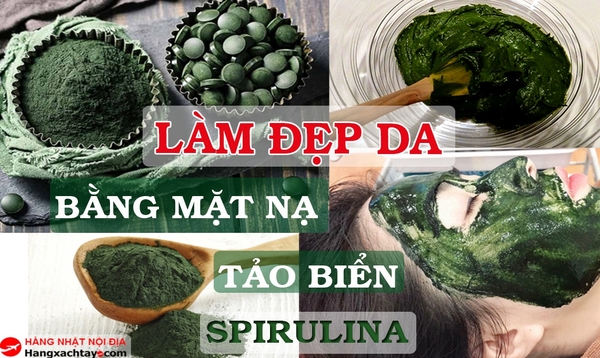 4 cách làm mặt nạ dưỡng da bằng tảo biển Spirulina