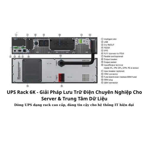 Bộ Lưu Điện UPS Santak RACK 6K | dienmayhmc.com