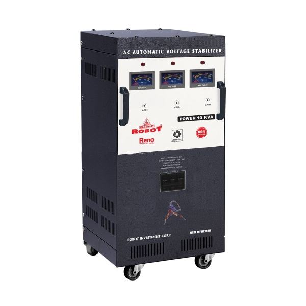 Ổn Áp Robot 3 Pha Reno 10KVA (160v-430v) | dienmayhmc.com