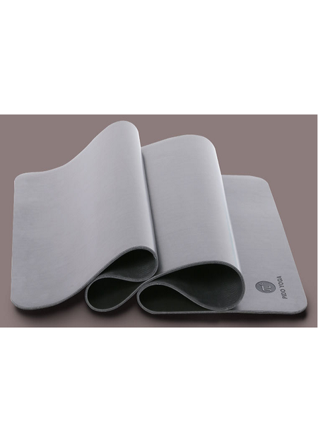 Thảm tập yoga cao cấp định tuyến  Pido (ghi đen)