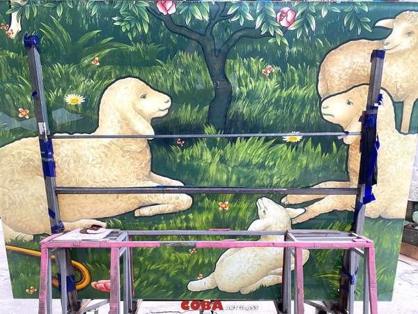 Tranh kính coba