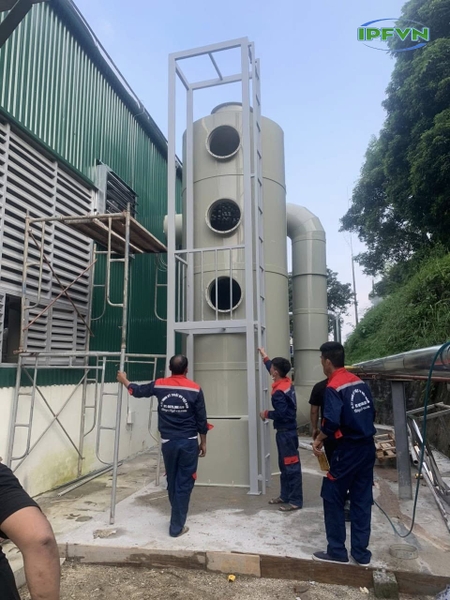 Nên chọn vật liệu gì cho tháp hấp thụ: PP, PVC, FRP, inox?