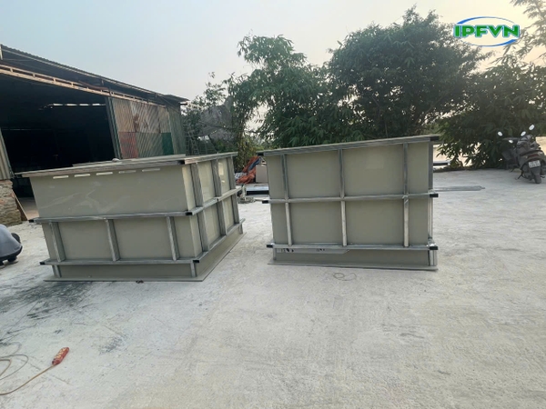 Gia công bể nhựa PP theo bản vẽ – chính xác và an toàn.