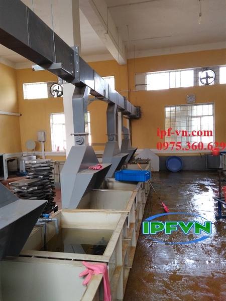 Vệ sinh bảo dưỡng hệ thống dây chuyền mạ công ty TNHH MTV thông tin M3
