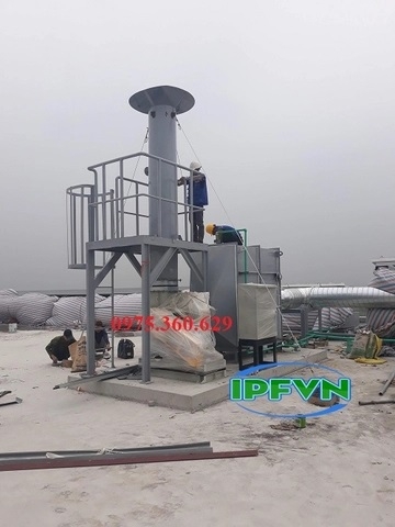 Giải pháp xử lý khí thải cho các doanh nghiệp nhựa bằng tháp hấp phụ than hoạt tính