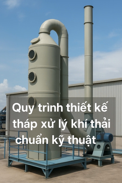 Quy trình thiết kế tháp xử lý khí thải chuẩn kỹ thuật