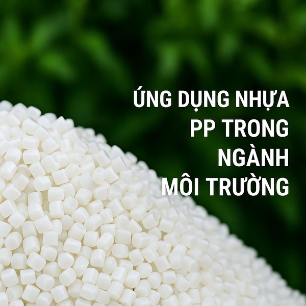 Nhựa PP trong ngành xử lý môi trường: Bể nhựa, ống dẫn hóa chất, quạt công nghiệp