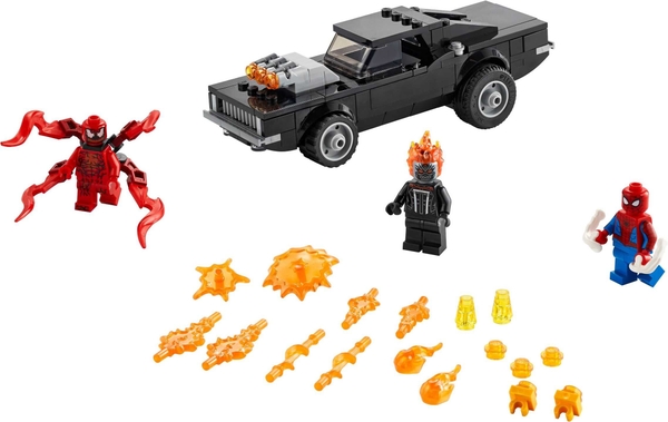 Đồ chơi LEGO Super Heroes Marvel 76173 - Spider-Man và Ma Tốc Độ Ghost Rider  (LEGO 76173 Spider-Man and Ghost Rider vs. Carnage)