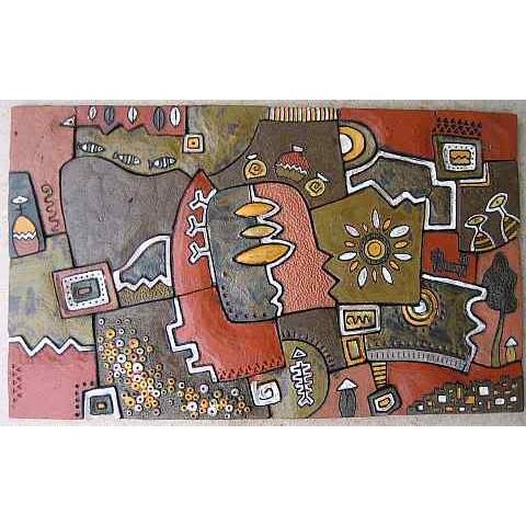 Phù điêu trừu tượng