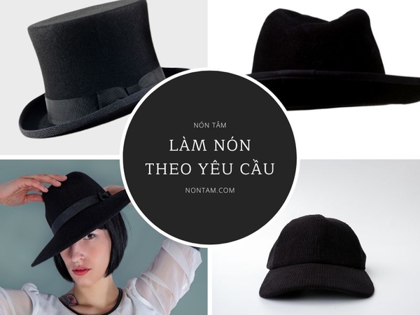 Dịch vụ làm nón theo yêu cầu – thiết kế riêng, in logo đẹp