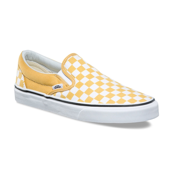 Vans Việt Nam - Vans Checkerboard Slip-On Yellow/White Vn0A38F7Qcn