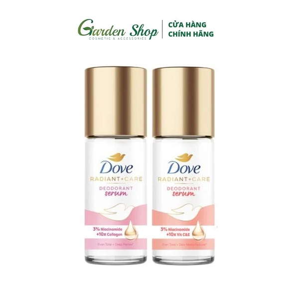 Lăn Khử Mùi Tinh Chất Serum Sáng Da, Mờ Thâm Dove 3% Niacinamide 45ml