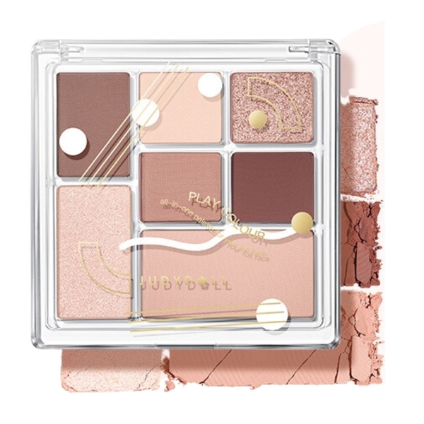 Phấn Mắt Judydoll Play Colors Eyeshadow Palette #07 Caramel Milk