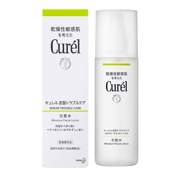 Nước Hoa Hồng Kiềm Soát Dầu Curél Sebum Trouble Care Moisture Facial Lotion 150ml