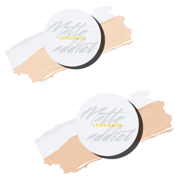 Phấn Nước Kiềm Dầu, Che Phủ Tốt Lemonade Matte Addict Dual Cushion SPF 50+/ PA+++
