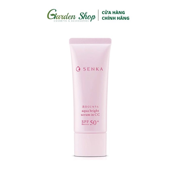 Serum Chống Nắng, Nâng Tông, Dưỡng Trắng Da Senka White Beauty Serum In CC SPF50+/PA++++ 40g