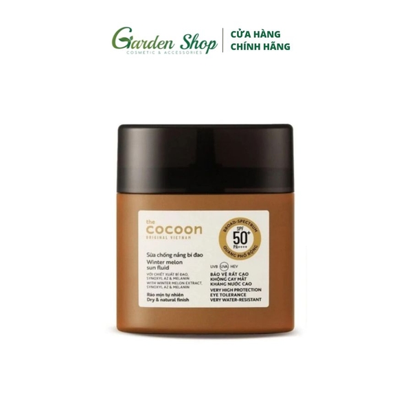 Sữa Chống Nắng Bí Đao Ráo Mịn Tự Nhiên Cocooon SPF 50+ PA++++50ml