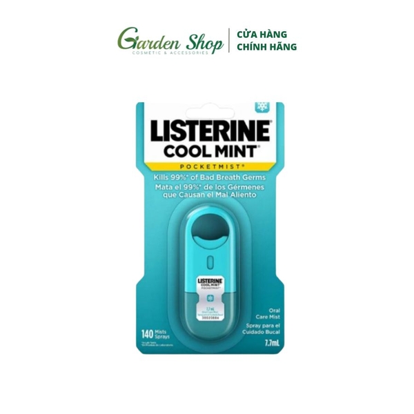 Xịt Thơm Miệng Listering Cool Mint 7.7ml