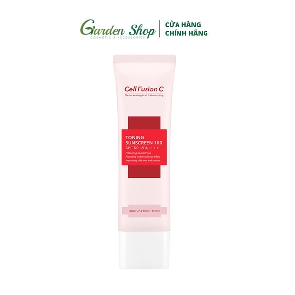Kem Chống Nắng Nâng Tông Cell Fusion C Toning Sunscreen 100 SPF50+ Pa++++ 50ml